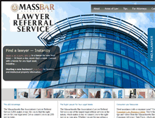 Tablet Screenshot of masslawhelp.com